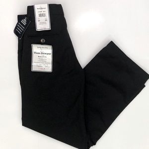 Black long pants uniform